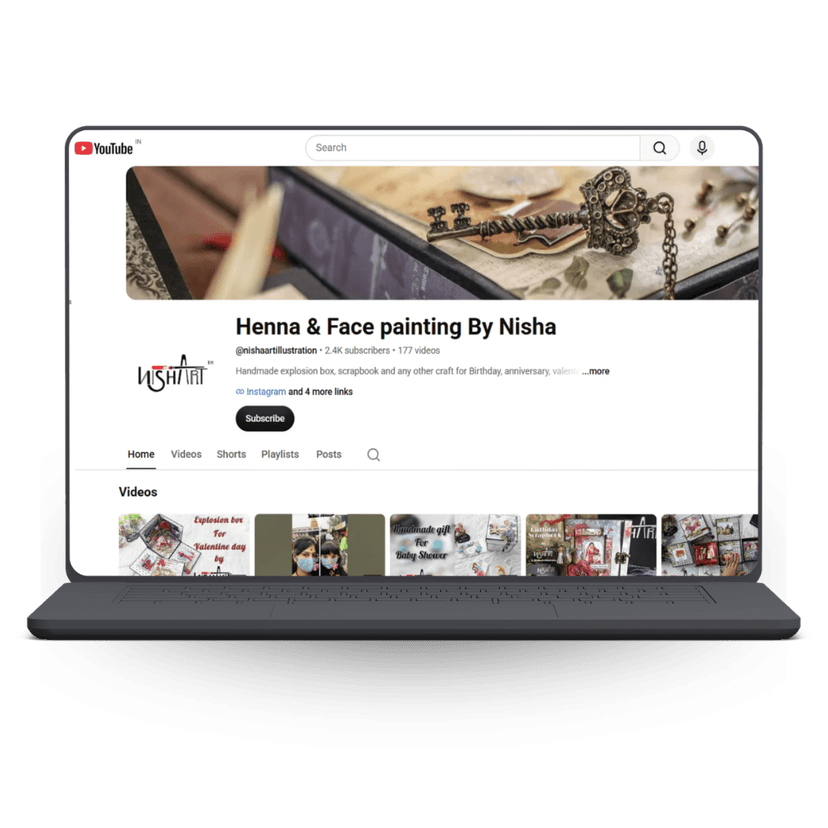 Nisha Art Youtube